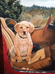 Aleta Brisbane Heisig Dog Portraits Oil on Canvas