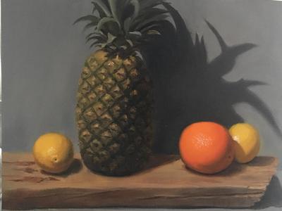 Aleta Brisbane Heisig Still Life Oil on Canvas Board