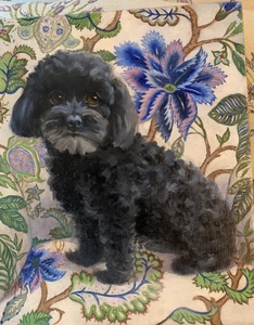 Aleta Brisbane Heisig Dog Portraits Oil on Linen Canvas