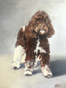 Aleta Brisbane Heisig Dog Portraits Oil on Linen