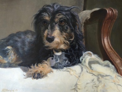 Aleta Brisbane Heisig Dog Portraits Oil on Linen