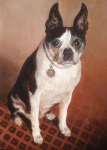 Aleta Brisbane Heisig Dog Portraits Oil on Linen