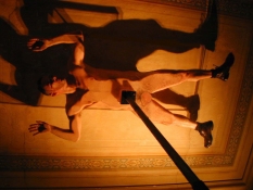 Alexander Viscio Performance/Installations 1999-2006 Artist, Glass and a 1 ton floor-jack.