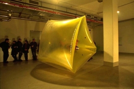 Alexander Viscio Performance/Installations 1999-2006 "Schwimflugle" PVC.