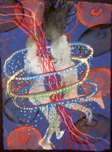 Alexandra Rutsch Brock Paintings 2005-2006 gouache on handmade Indian paper
