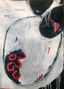 Alexandra Rutsch Brock Paths Of Life 2018/1994 latex, enamel, charcoal, oil stick, pigment on paper