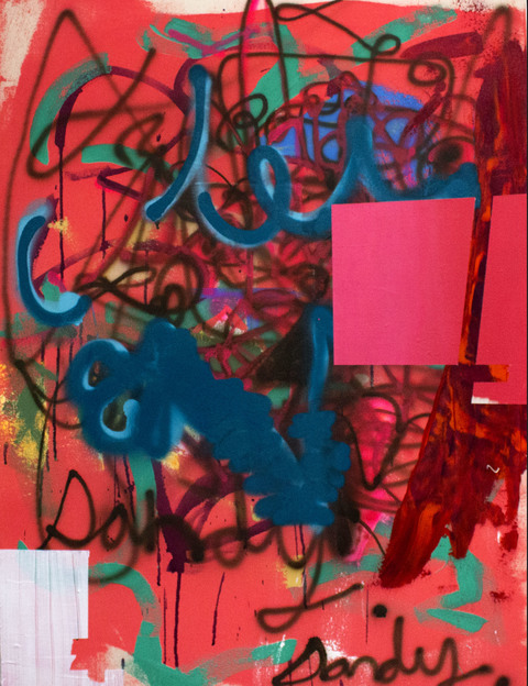 Alexander Kroll Paintings Oil, Acrylic and Spray Paint on Canvas 