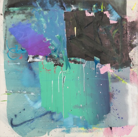 Alexander Kroll Paintings Acrylic and spray paint on canvas 