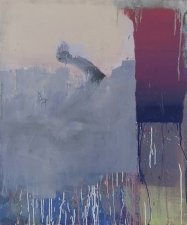 Alexander Kroll 2012 Oil and Spray Paint on Canvas