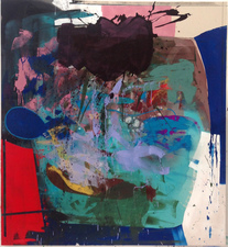 Alexander Kroll 2013 Flashe, Acrylic and Urethane on Canvas