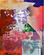 Alexander Kroll 2014 Oil, Flashe and Acrylic on Linen