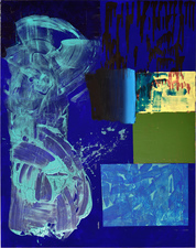 Alexander Kroll 2014 Oil, Flashe, Acrylic and Alcohol-Based Ink on Linen