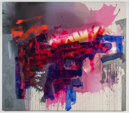 Alexander Kroll 2014 Flashe, Acrylic and Urethane on Canvas