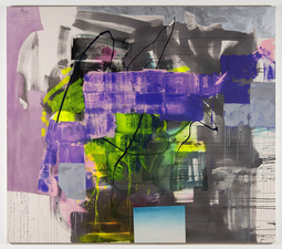 Alexander Kroll 2014 Flashe, Acrylic and Urethane on Canvas