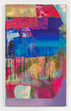 Alexander Kroll 2015 Oil, Acrylic, Watercolor and Paper on Canvas 