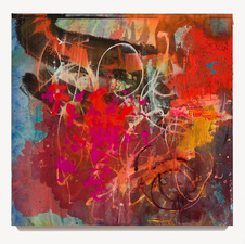 Alexander Kroll 2017 Oil, Oil Pastel and Acryilc on Canvas