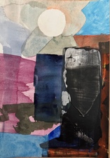 Alexander Kroll 2025 Watercolor and Ink on Paper