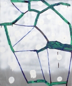 Alexander Kroll 2009 Oil, Acrylic and Spray Paint on Canvas