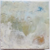 ALI HERRMANN Abstracts encaustic on panel
