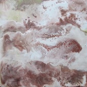 ALI HERRMANN Abstracts encaustic on panel
