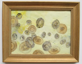 ALI HERRMANN Abstracts encaustic collage
