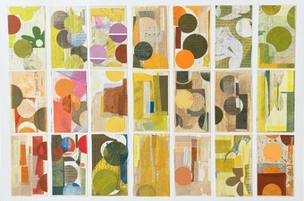 ALI HERRMANN Collage & Monoprints collage