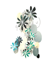 ALI HERRMANN Collage Paintings collage on paper