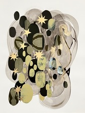 ALI HERRMANN Collage Paintings collage painting