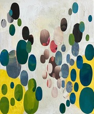 ALI HERRMANN Collage Paintings collage painting