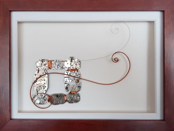  Sculpture Watch Movements and Copper Wire