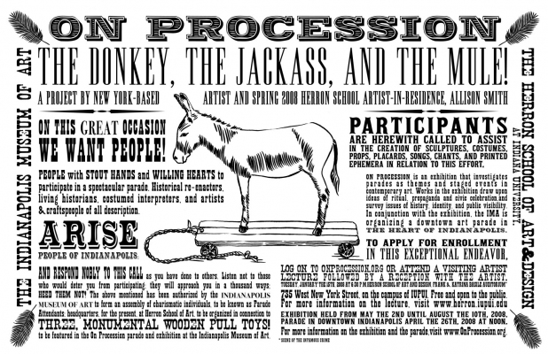 Allison SMITH The Donkey, The Jackass, & The Mule Limited edition offset litho print