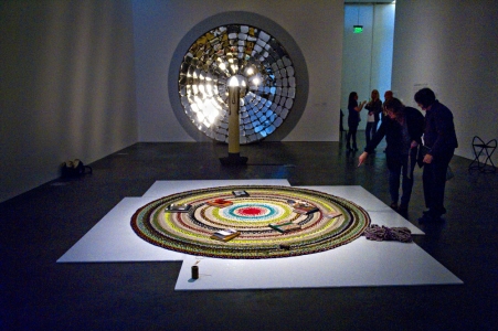 Allison SMITH Piece Work participatory braided rug, platform for reading, reflection, and conversation