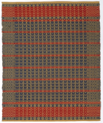 S U N N Y  A.  S M I T H  Coverlets Linen and wool overshot weaving