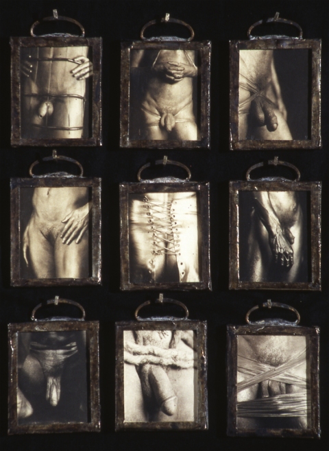  The Small Collector Uniquely toned gelatin Silver contact prints. Framed in copper and glass
