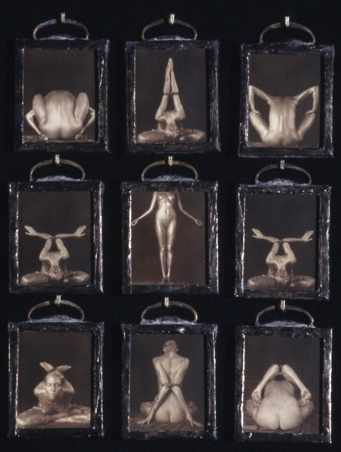  The Small Collector Uniquely toned gelatin Silver contact prints. Framed in copper and glass