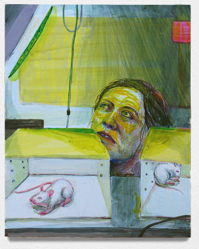 AMANDA LECHNER Paintings 2013-14 egg tempera on panel