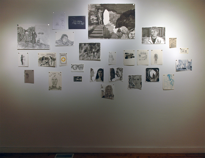 AMANDA LECHNER Projects // Installation // Studio works on paper