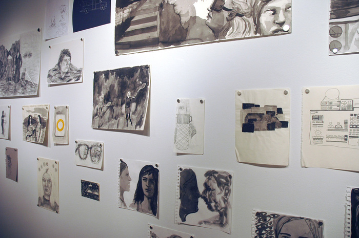AMANDA LECHNER Projects // Installation // Studio works on paper