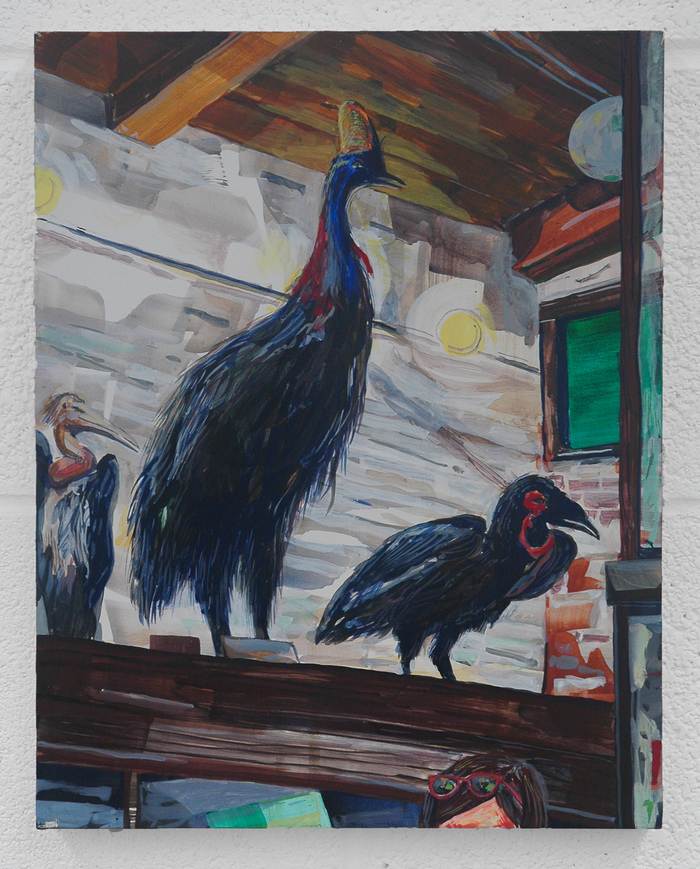 AMANDA LECHNER Paintings 2017-18 egg tempera on panel