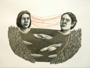 AMANDA LECHNER Other Works on Paper Graphite, Gouache on Paper