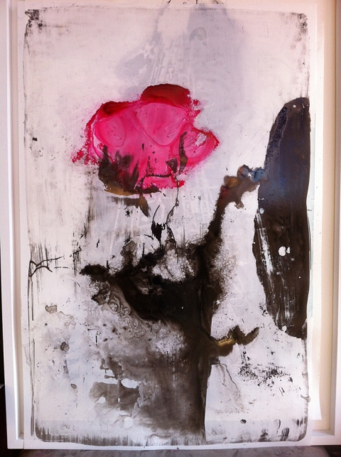 Amie Oliver  ink on Yupo Paper