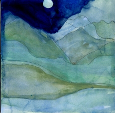 Amie Oliver The Dharma Diaries  watercolor on paper