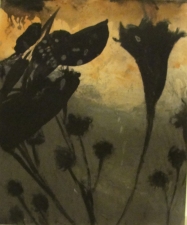 Amie Oliver Botanicals: an ongoing series acrylic and ink on MDF panel