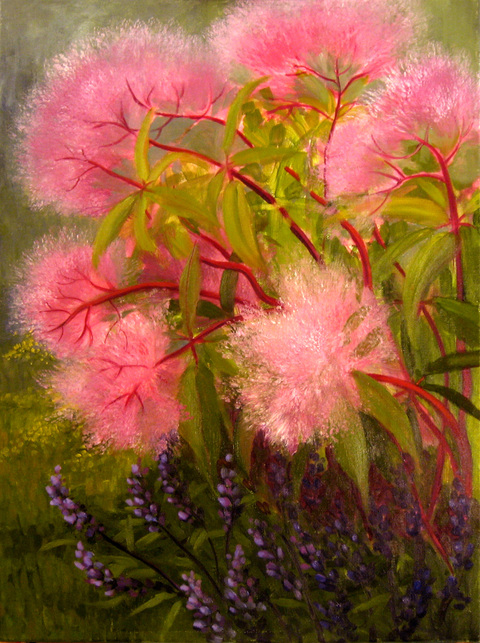 Amy Bock Garden Oil on canvas