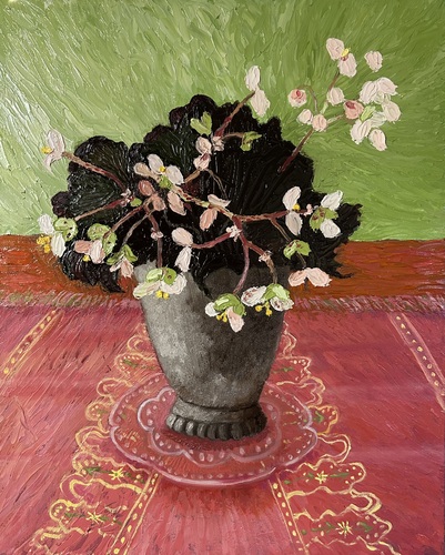 Amy Bock Flowers Oil on canvas