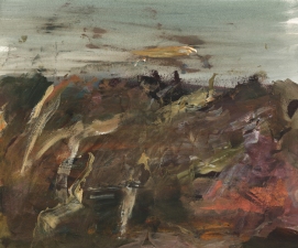 Amy Bouse countryside acrylic on paper