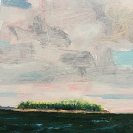 Amy Conover Landscape Paintings oil on gessoboard