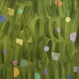 Amy Conover Abstract oil on board