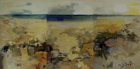 Amy Falstrom 2011 oil on panels (triptych)