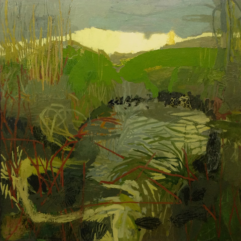 Amy Falstrom Feral Places oil on panel